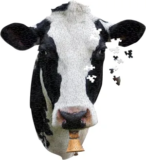 - Animal Shaped Jigsaw Puzzle Madd Capp Puzzles - wavelength sexually I AM Cow - 300 Pieces 