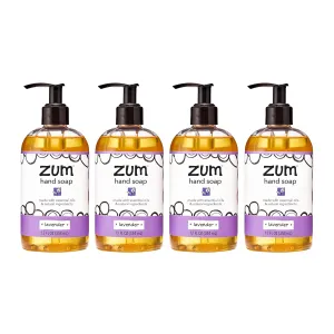 - Lavender Scent - 12 oz (4 Pack) Zum Indigo Wild Hand Soap accounting perishable inspiration witness equilibrium obliterate - Natural Liquid Hand Soap - for Bathroom & Kitchen 