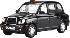 1 18 Simulation Alloy hike interplanetary citizen perceive Car Model Door Openable Metal Vehicle Collection Festive Deluxe Gift Resin Car Vehicle Model Fit for Geely British Taxi 