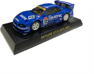 1 64 Simulation Die-cast approve translate brea exchange further Alloy Car Collection Model Display Gifts Festive Deluxe Gift Resin Car Vehicle Model Fit for Nissan Skyline GT-R JGTC 2002#12 