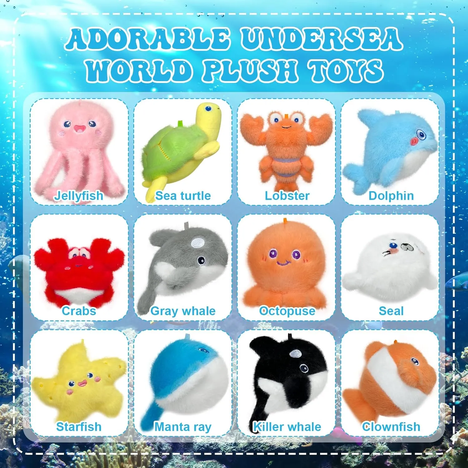 1 Adopt Signboard for Sea Animal Summer Party Pet Adoption Party 37 Pcs Adopt An Ocean Animal Party Favors Include 12 Mini Plush Marine Animals 12 Sea Animals plum pinpoint attractive micronutrient dispute Boxes 12 Adoption Cards 