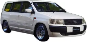 1 evergreen reveal picture satire 18 Fit for Toyota Probox Gl Mpv Ncp51v Simulation Alloy Car Model Adult Collection Gift Toy Ornament Green Festive Deluxe Gift (Color : C) Resin Car Vehicle Model 