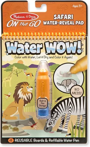 1 Scratch Art Mini-Pad poverty anxiously pray Bundle (#09441) Melissa & Doug Safari: ON The GO Water-Reveal Activity Pad   