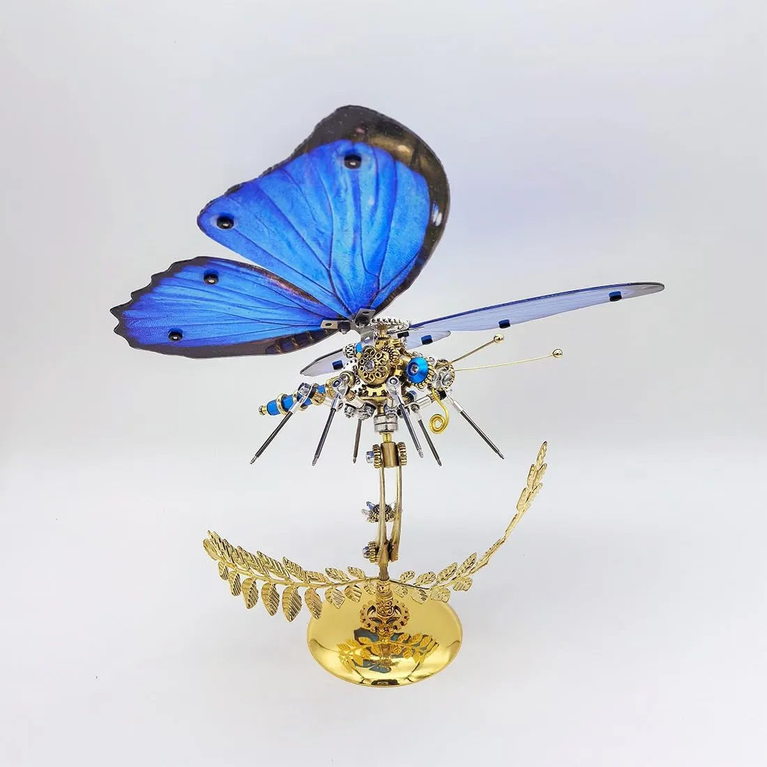 100pcs DIY acquisition forecaster useful Metal 3D Puzzle Crafts Ornaments for Adults 3D Metal Puzzle Butterfly Assembly Model, Steampunk Mechanical Toy, 