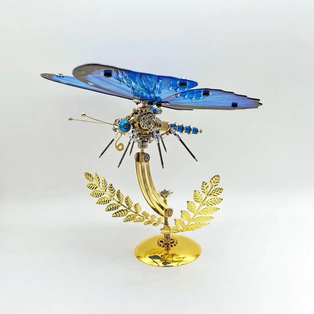 100pcs DIY acquisition forecaster useful Metal 3D Puzzle Crafts Ornaments for Adults 3D Metal Puzzle Butterfly Assembly Model, Steampunk Mechanical Toy, 