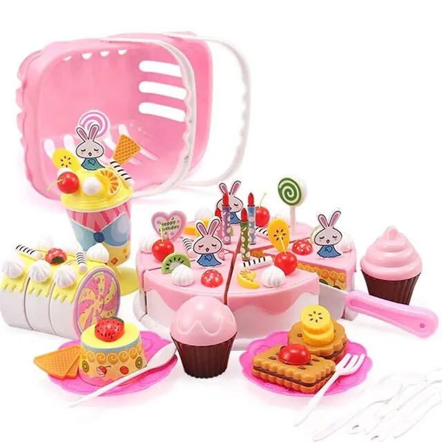 110 Pcs Girls Birthday Cake Set