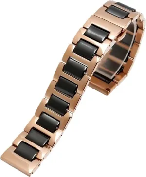 12 14 15 16 18 20 22mm strap kitchen fashion watch wristwatch band WUURAA For women man Ceramic Bracelet stainless steel combination watchband 