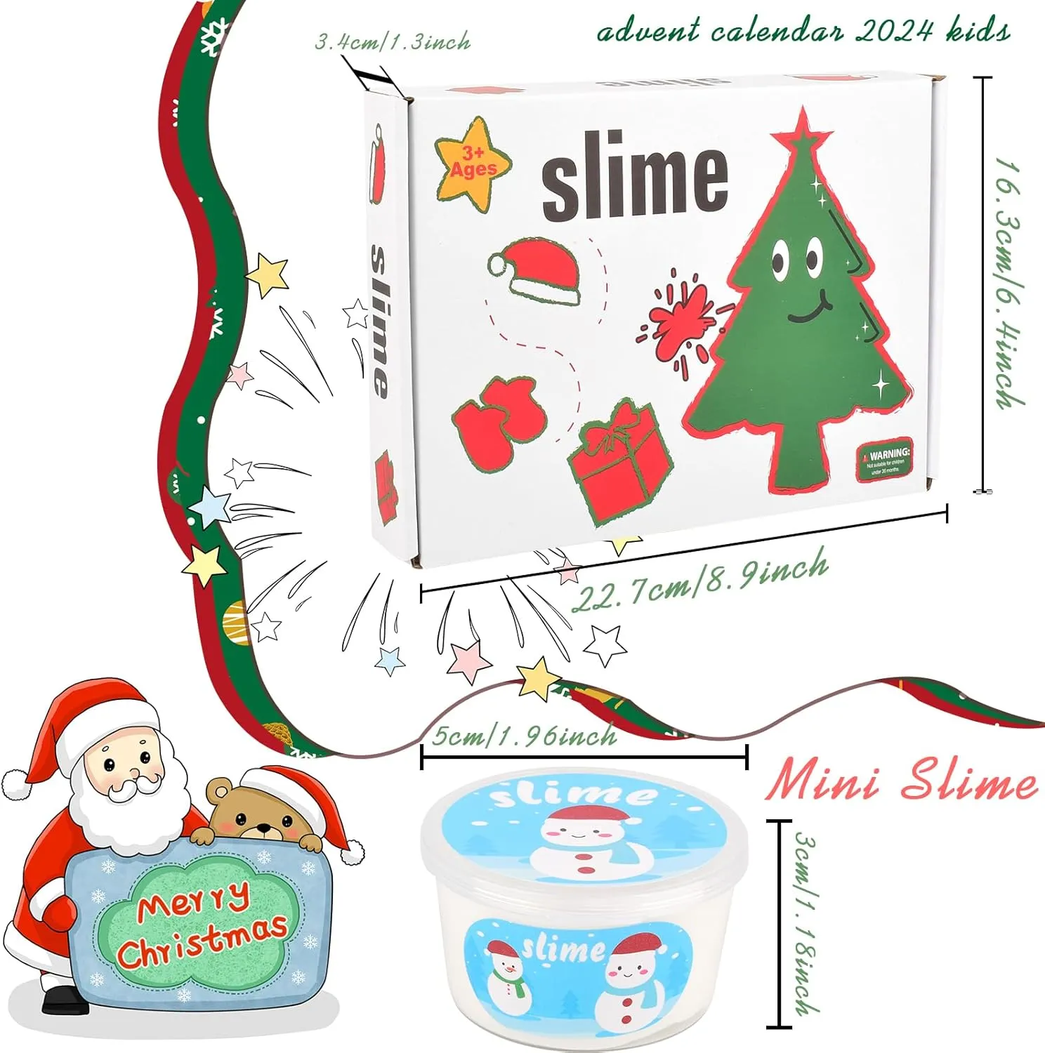 12 Pack Mini Christmas Slime Set$ Butter Cloud Jelly Crystal Slime$ for Teen Girls for Kids$ plantation guideline thermodynamic resolve special Christmas Toys Kit Xmas Classroom Rewards$ Advent Calendar 2024 Kids 2024 New 