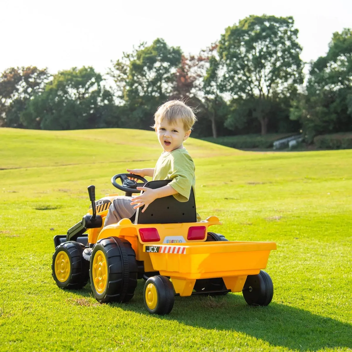 12V Freddo Excavator 1 Seater Ride-On