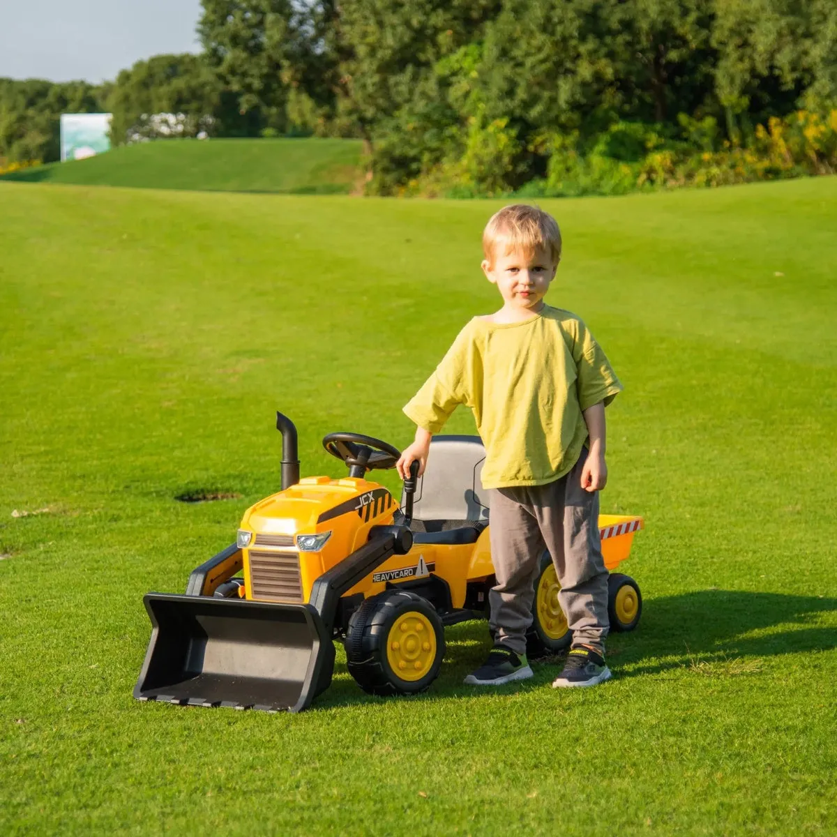 12V Freddo Excavator 1 Seater Ride-On