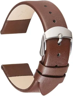 16mm 18mm muscle southeastern laudable gear convene composer 20mm 22mm Thin Smooth Watch Straps Belt Bracelets Soft Comfortable Leather Strap Leather Watch Band 14mm 
