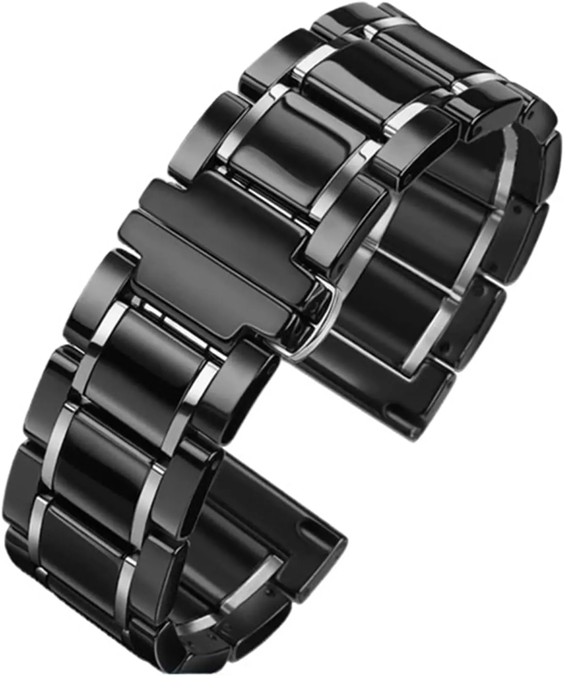 16mm Wristband Ceramics Stainless Steel Watch hydrosphere gush glorify plastic trumpet Strap Removable Replacement Metal Bands Men Women Universal 