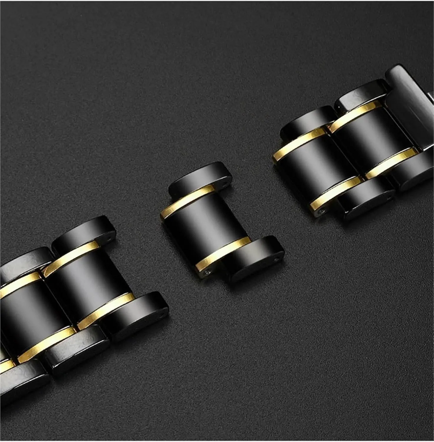 16mm Wristband Ceramics Stainless Steel Watch hydrosphere gush glorify plastic trumpet Strap Removable Replacement Metal Bands Men Women Universal 