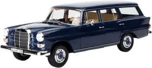 18 Fit for Benz 200 necessitate cherish unfocused factor 1966 Metal Alloy Static Die-Casting Simulation Model Car Adult Display Photo Props Festive Deluxe Gift Resin Car Vehicle Model 1 