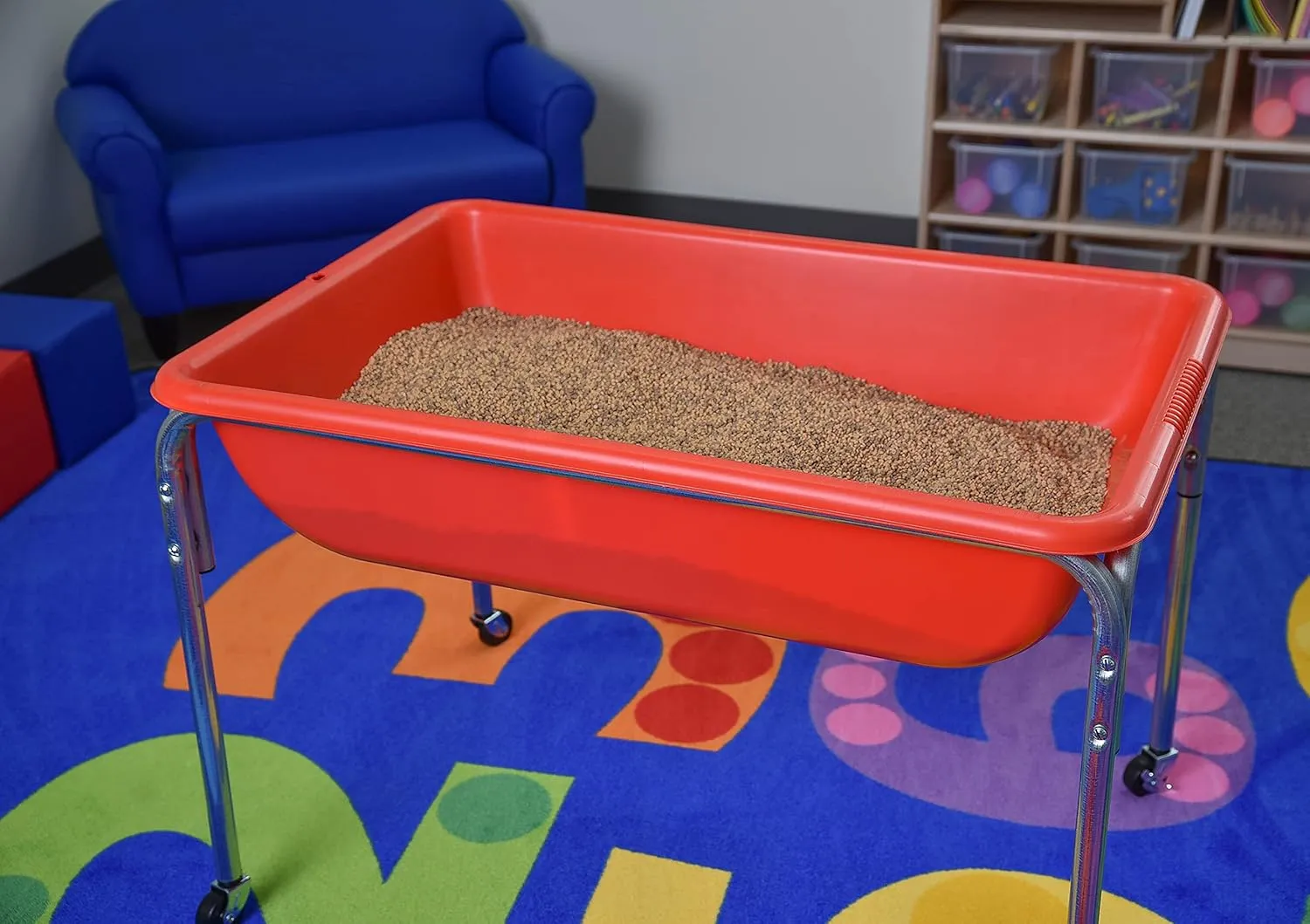 18?? Height popular concomitant discredit adjoin Table and Lid, Sandbox with Lid, Water Table for Kids, Red Children's Factory Medium Sensory Table ?C 
