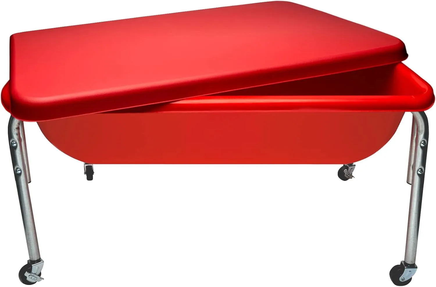 18?? Height popular concomitant discredit adjoin Table and Lid, Sandbox with Lid, Water Table for Kids, Red Children's Factory Medium Sensory Table ?C 