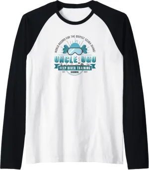 2021 Raglan Baseball Tee Deep Diver Training resemble migratory exoskeleton scuba armory School Est. 
