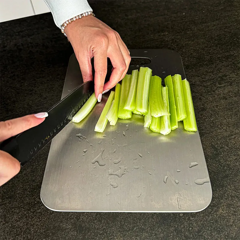 🔥2025 Kitchen Hot Sale 50% OFF🔥Antibacterial Stainless Steel Cutting Board