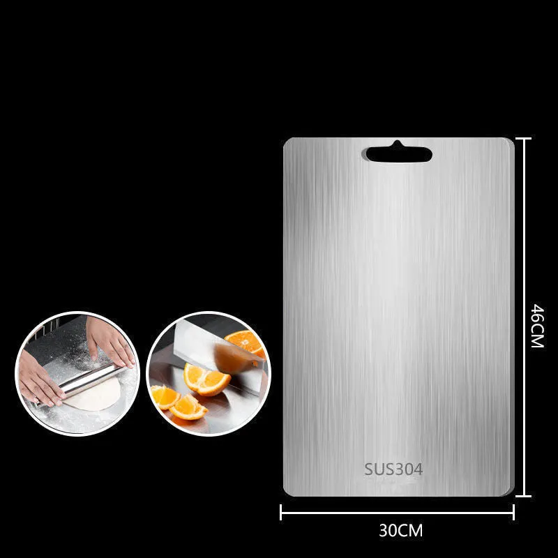 🔥2025 Kitchen Hot Sale 50% OFF🔥Antibacterial Stainless Steel Cutting Board