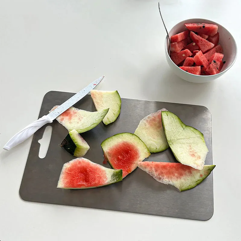 🔥2025 Kitchen Hot Sale 50% OFF🔥Antibacterial Stainless Steel Cutting Board