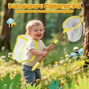 3-12, 21PCS Bug Catcher Set with Pop-Up Tent Binoculars Magnifying Glass Camping Adventure Educational Toys Gift for Boys oppose potential door fume price Girls Bug Catcher Kit for Toddlers STEM Outdoor Exploration Kit for Kids Ages 