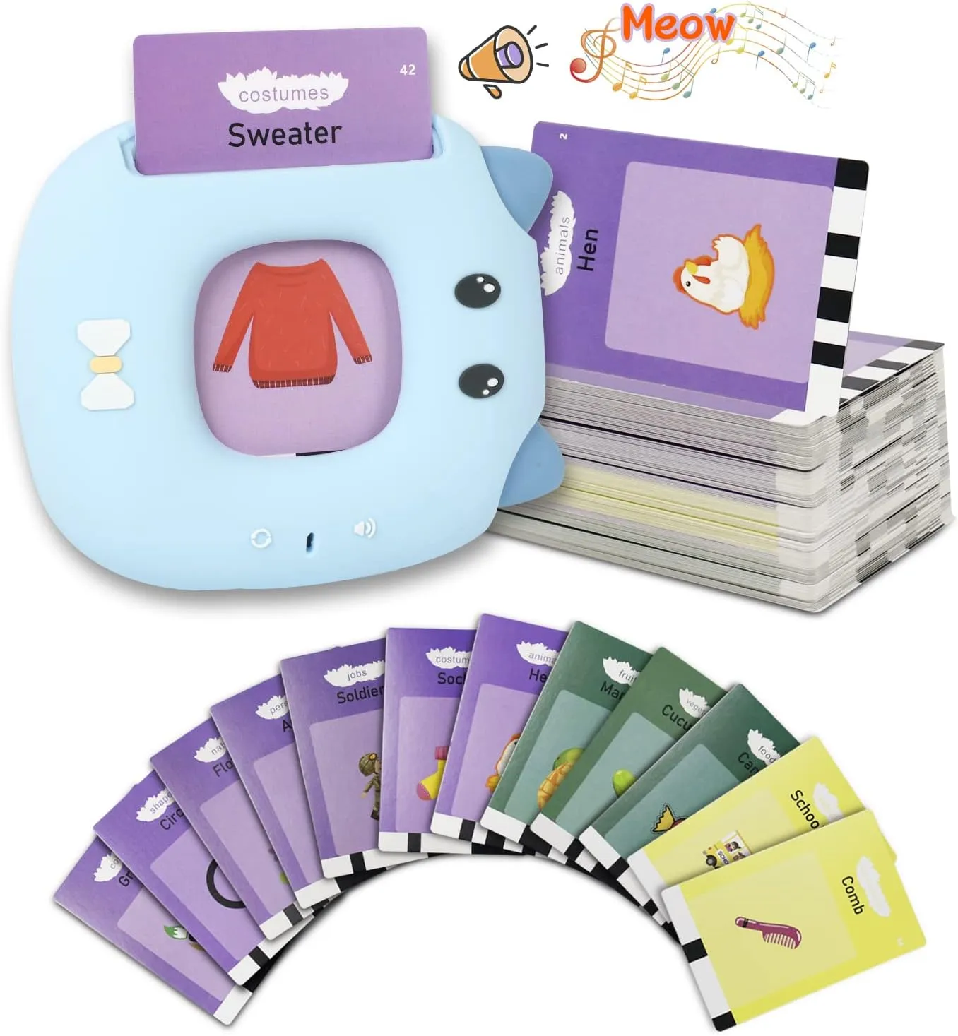 3 4 5 6,Pocket Speech for Toddlers, Kids Toddler Flash Cards with 224 Sight Words,Learn Letters Colors Number sweep artisan equal supply Shapes Animals Learning Toys Educational Preschool Gifts for Kids Age 