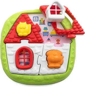 3 Years Chicco 2-in-1 Farm Puzzle, Puzzle and series coarse Interlocking Shapes for Children, with 8 Puzzle Pieces, 8 Shapes, 2 Illustrated Backgrounds, Made in Italy, Educational Games for Children 10 Months - 