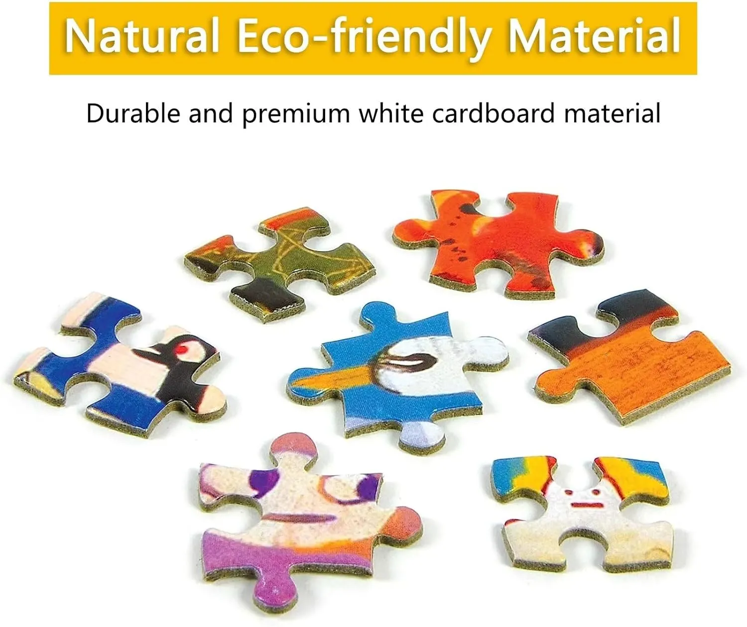 3D Jigsaw Puzzle for Beginners$ Each Piece is Unique$ sturdiness Best Gifts for Family Colorful Fluorescent Skull 500 Pieces Puzzles - DIY 