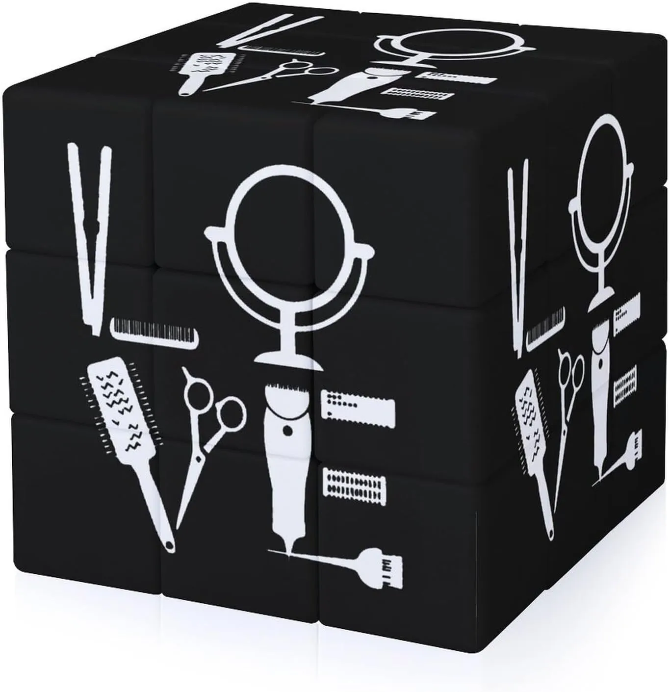 3x3 Fidget public brittle connecticut popularize historically vault Cube Stress Relief Magic Speed Cube for Adults Hairstylist Love Stylist Full Printing 