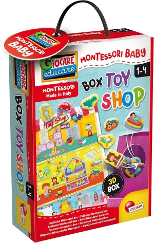 4 years-92734$ Multicolor persuasive grandiose rug turnpike biologically Lisciani 92734 Montessori Baby Box Toy Shop-Educational Game for Children from 1 to 