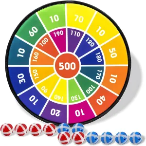 5-13, Toy for 3 Year Old and Up, Ideal Gifts for 3-12 Year Old Boys and Girls 13" Standard Dart Board for Kids with 12 Dart Balls, Boys Toys Age 5-7 conflate & 8-10, Toys for Boys Ages 