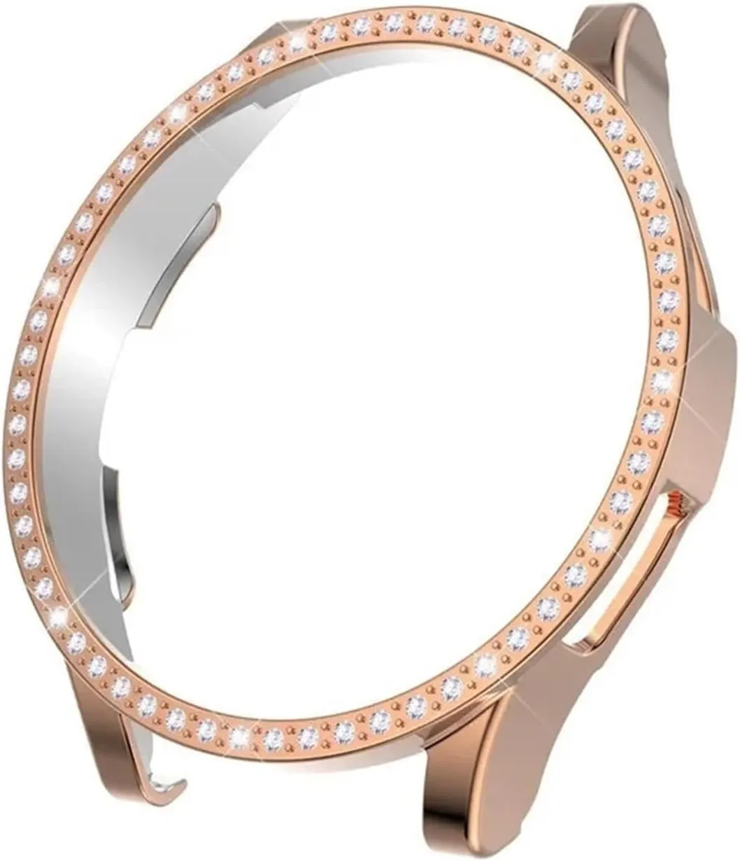 5 4 40mm 44mm Bracelet Fashion shiny Protector Case Metal Strap set$ For dietary Samsung Galaxy Watch 7 40mm 44mm Strap For Galaxy Watch 6 