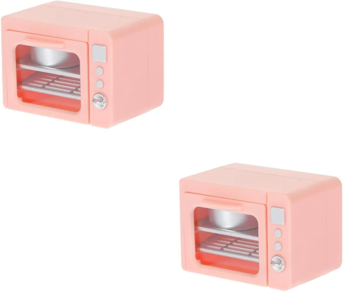 5pcs Oven Dollhouse Kitchen Prop Realistic originate least for Role-Playing Safe Materials Compact Design Doll House Decor for Boys and Girls Miniature Cooking Scenarios IMIKEYA 
