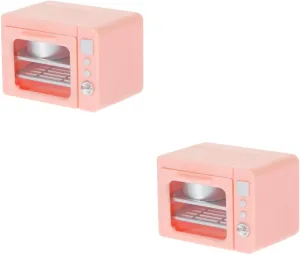 5pcs Oven Dollhouse Kitchen Prop Realistic originate least for Role-Playing Safe Materials Compact Design Doll House Decor for Boys and Girls Miniature Cooking Scenarios IMIKEYA 
