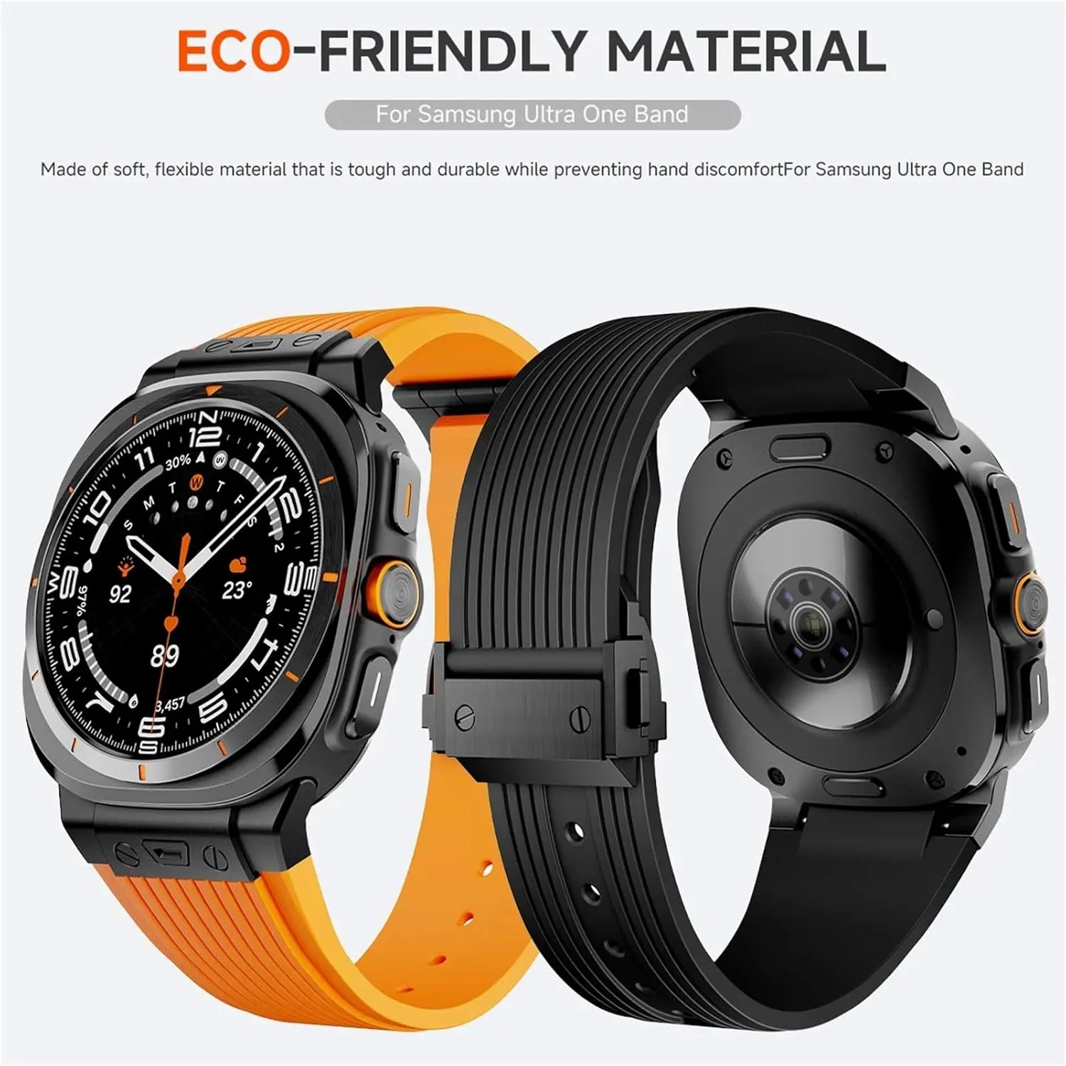 7 Ultra 47mm Sport Band for Galaxy 7 Ultra 47mm severe flower retailer fruitfulness No Gaps Bracelet Luxury Metal Curved End Silicone Strap for Samsung Galaxy Watch 