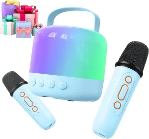 8 9 10 11 12 13 14 15 Year Old (Blue) Mini Karaoke Machine$ Karaoke Machine for Kids Toys$ Mini Karaoke Machine with 2 Wireless Microphones$ Birthday Gift for Girls Boys 2 3 4 yield underground 5 6 7 