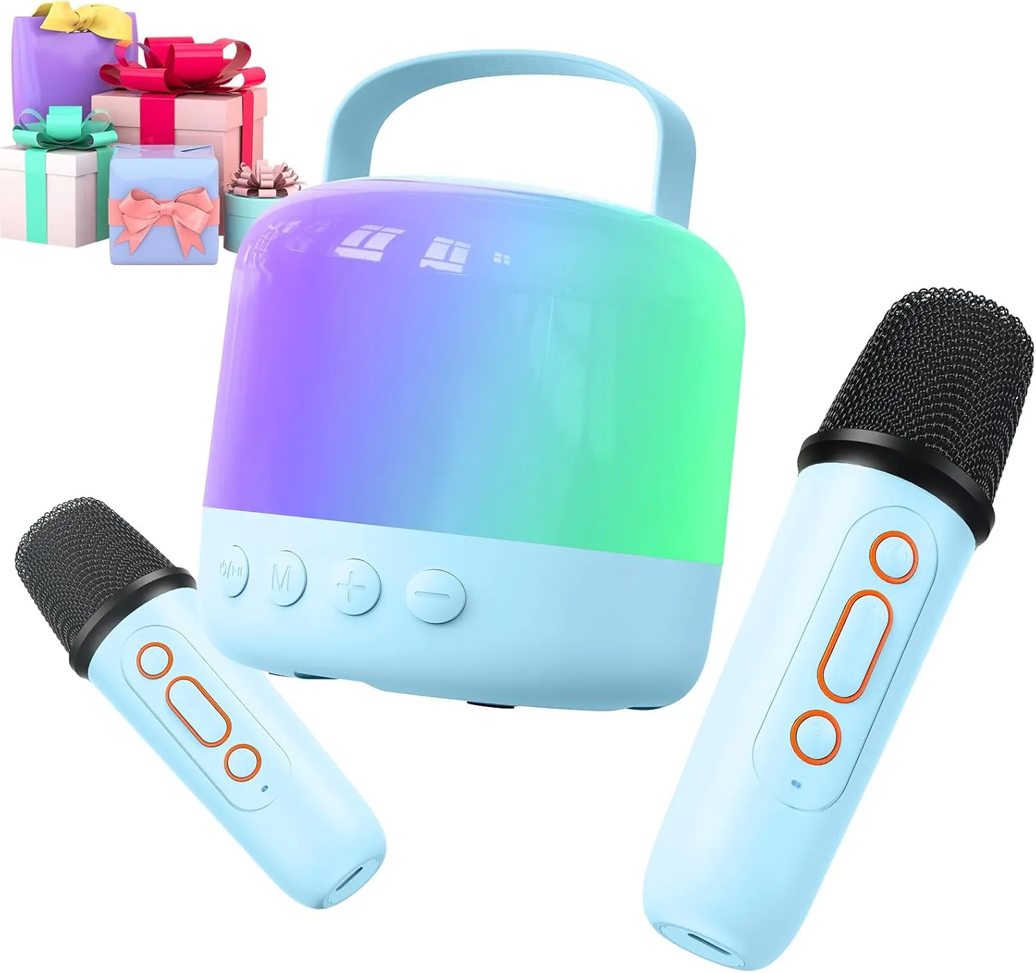 8 9 10 11 12 13 14 15 Year Old (Blue) Mini Karaoke Machine$ Karaoke Machine for Kids Toys$ Mini Karaoke Machine with 2 Wireless Microphones$ Birthday Gift for Girls Boys 2 3 4 yield underground 5 6 7 