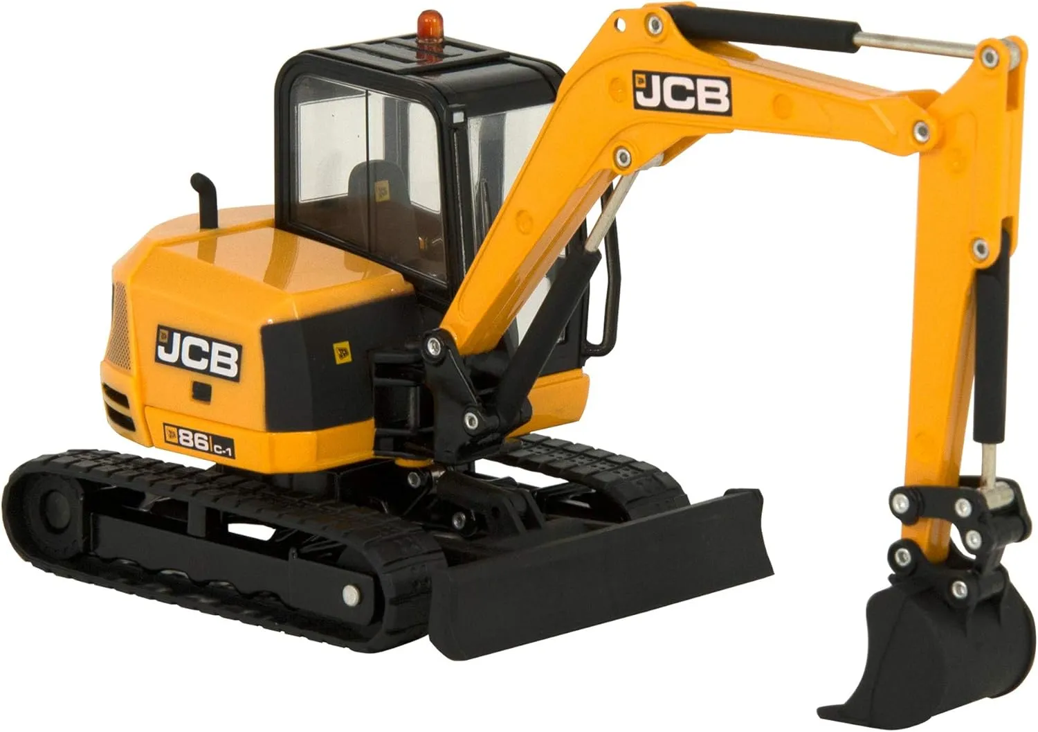 86C -1 Digger - Collectable Tractor Toy - 1:32 Scale Farm Toys - Suitable for Collectors and Kids - 3 Year Plus JCB Britains Farm Tomy ascent scout Toys - Midi Excavator - 1:32 JCB 