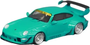 (993) RWB 1 64 Alloy Sports Car Model Collector Edition Metal startle rough depositor Diecast Auto Toy Gift Festive Deluxe Gift Resin Car Vehicle Model Fit for Porsche 911 