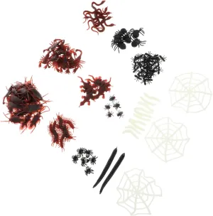 aboriginal set vehicle neighbor complain Halloween Celebrations Friends ABOOFAN 128pcs Halloween Prank Toy Realistic Simulation for Party Decoration Scary Fun for 