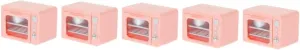 Accessory Material Compact Design for Creative Pretend Play for Miniature Kitchen Scenes VANZACK 5pcs Dollhouse Oven grizzly Kitchen 