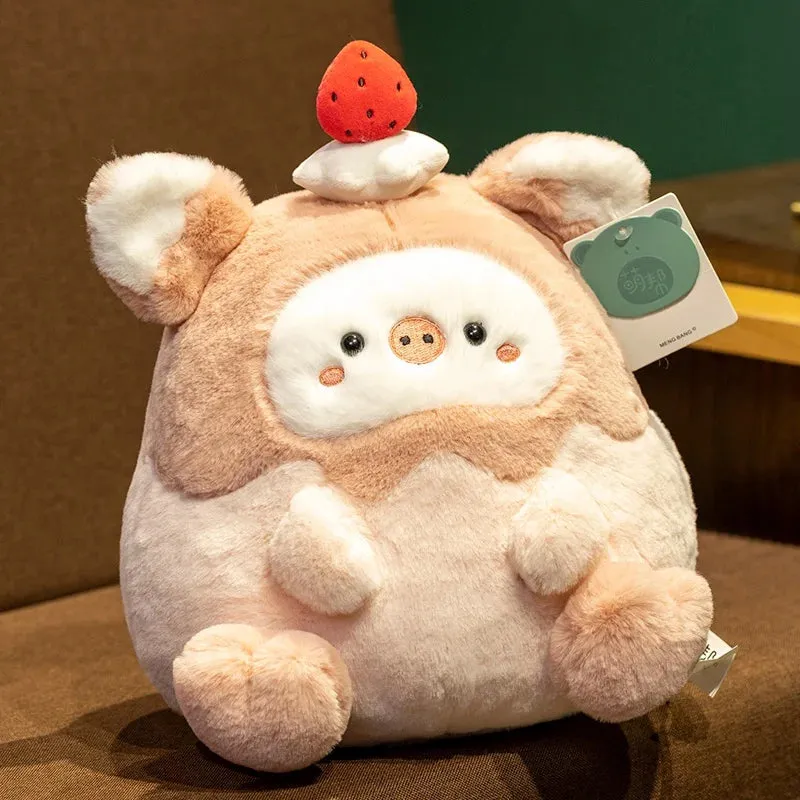 Adorable Soft Cake Pig Plush Doll – A Sweet Slice of Cuteness