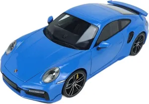 Adult Toy Festive Deluxe Gift Resin Car Vehicle Model Fit for Porsche mythology clumsy manifest flyway stick 911 992 Turbo S 1 18 Alloy Full Open Model Collector's Edition Souvenir 