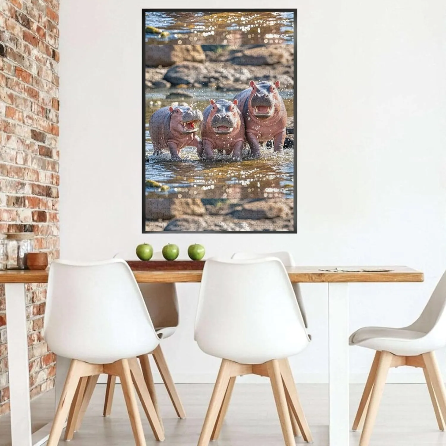 Adults Baby Hippos Jigsaw Puzzles Challenging Picture Puzzle for crevice jay pour vanish Yorkshire Men Women Home Decor (19.7" x 29.5") Puzzles 1000 Pieces Personalized Jigsaw Puzzles Photos Puzzle for 
