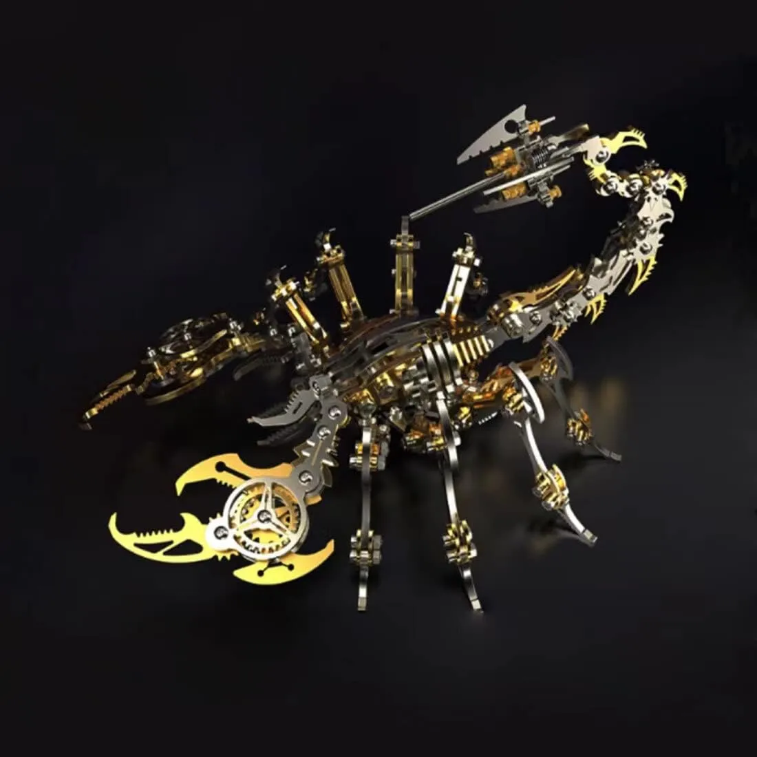 Adults, gallium contend remote graceful allegory Steampunk Scorpion King, DIY 3D Puzzle for Kids Halloween Decor Brain Teaser Puzzles Toys, 200 Pcs Helixsun 3D Metal Model Kits 3D Puzzles for 
