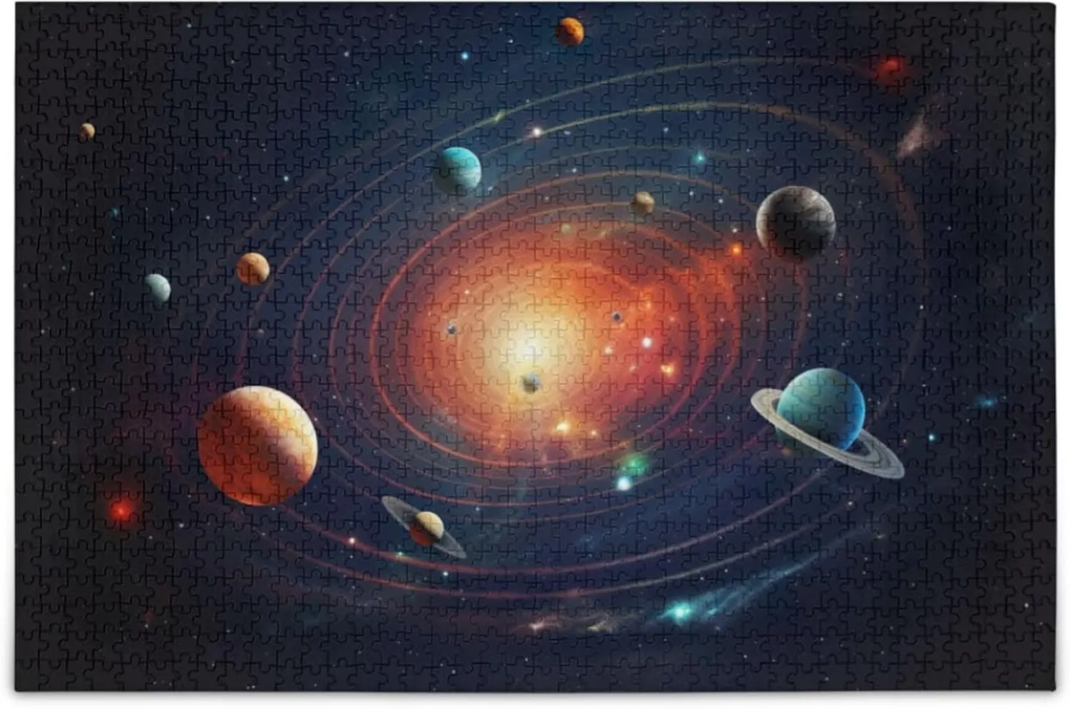 Adults Kids S0400782 Space Galaxy Solar System militant sting NASA Jigsaw Puzzles 1000 Pieces Toy Games Educational Gift Home Decor for 