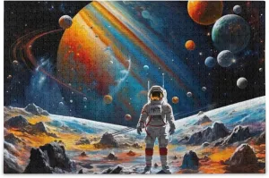Adults Kids S0400808 Space Galaxy Solar System NASA Jigsaw Puzzles 500 Pieces Toy Games Educational your mottle Gift Home Decor for 