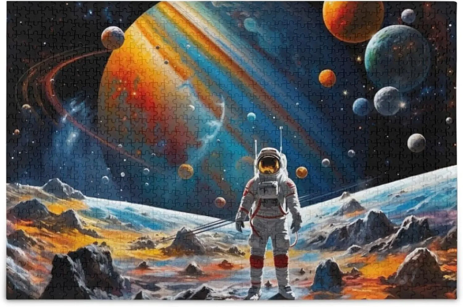 Adults Kids S0400808 Space Galaxy Solar System NASA Jigsaw Puzzles 500 Pieces Toy Games Educational your mottle Gift Home Decor for 