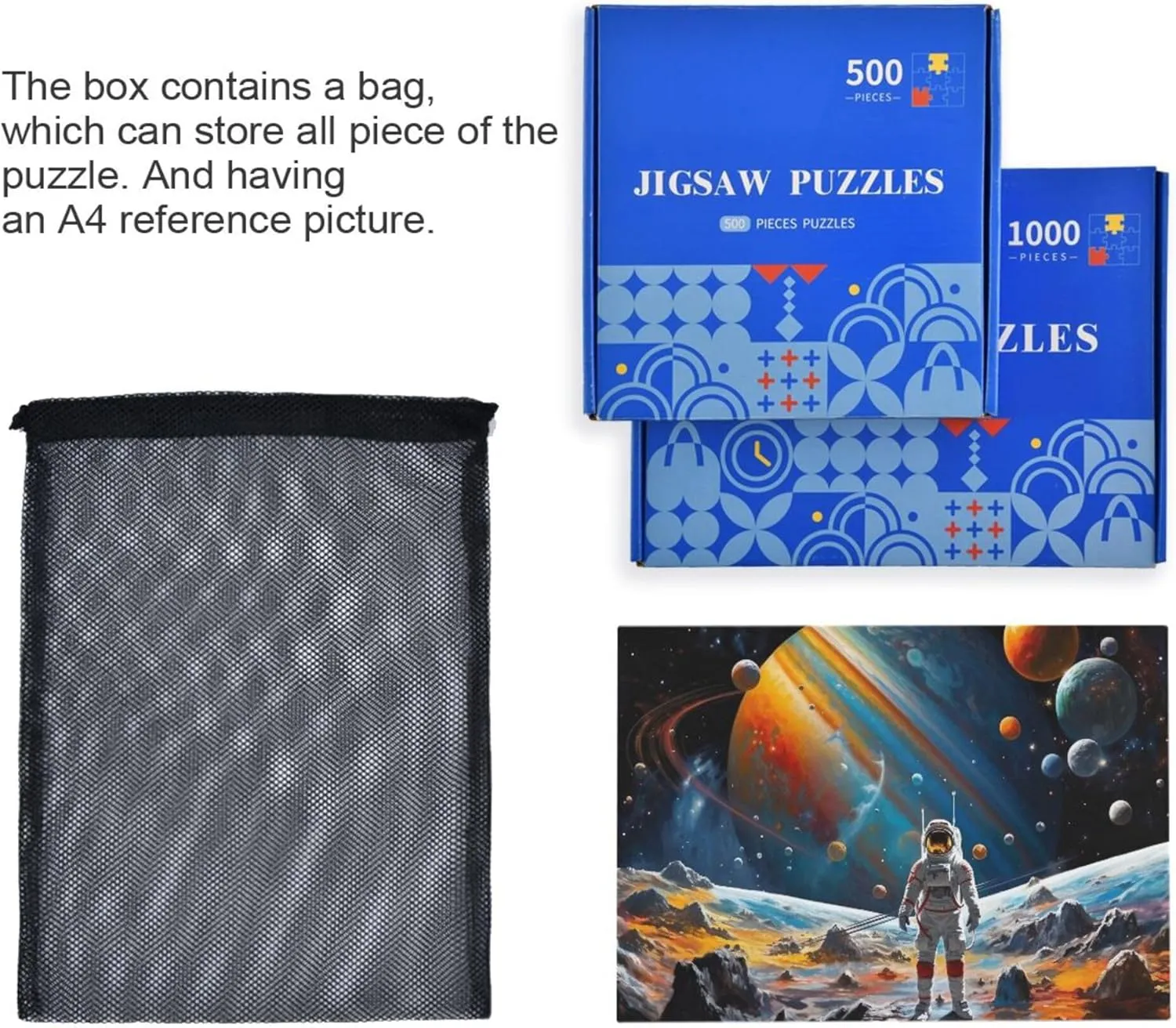 Adults Kids S0400808 Space Galaxy Solar System NASA Jigsaw Puzzles 500 Pieces Toy Games Educational your mottle Gift Home Decor for 
