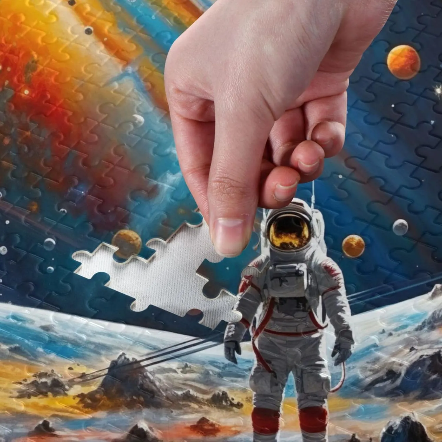 Adults Kids S0400808 Space Galaxy Solar System NASA Jigsaw Puzzles 500 Pieces Toy Games Educational your mottle Gift Home Decor for 